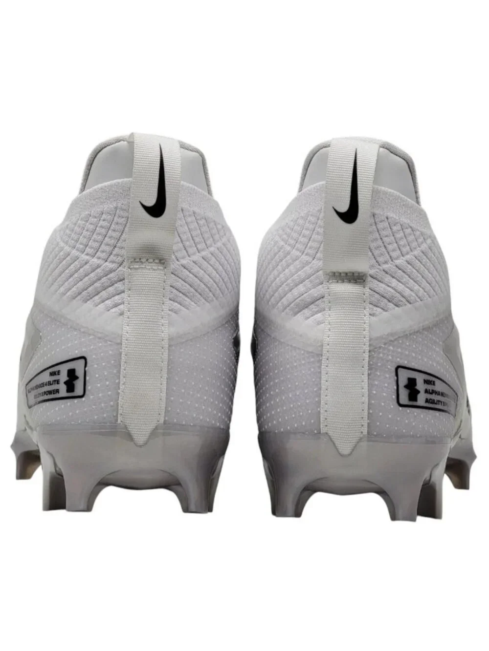 Nike Alpha Menace 4 Elite Football Cleat White/Black FD7036-100 Men's 10.5 NEW